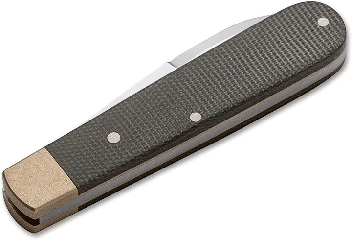 Böker Manufaktur Solingen Unisex – Erwachsene Barlow Prime Expedition Taschenmesser, Silber, 15,5 cm