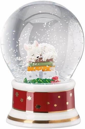 Hutschenreuther Weihnachten Sammelserie Weihnachtslieder 2025 "Alle Jahre Wieder Schneekugel Höhe 12