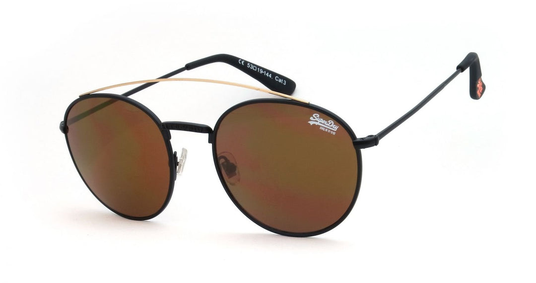 Superdry SDS Indianna 4 Lesebrille Grösse 53-19 / schwarz/gold / 0 Dioptrien