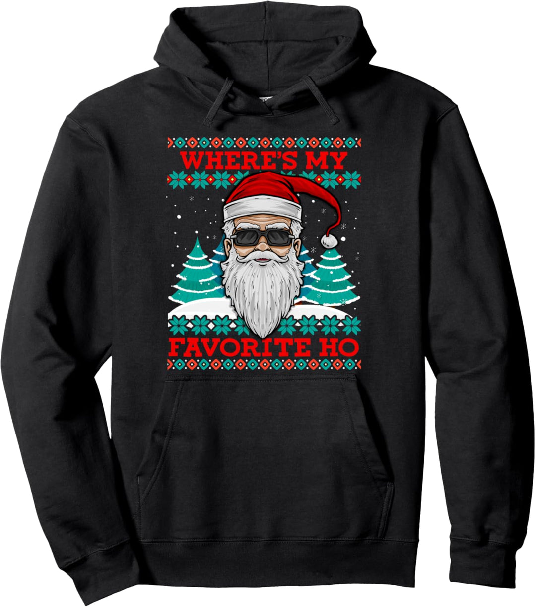 Böser Weihnachtsmann Ugly Christmas Lustiger Spruch Pullover Hoodie