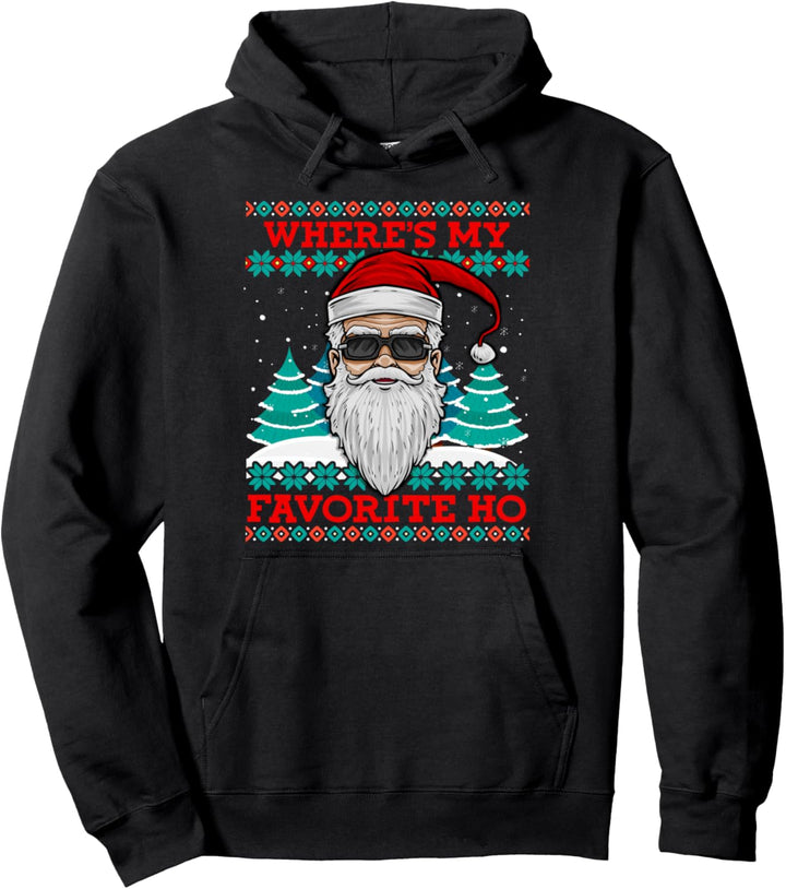 Böser Weihnachtsmann Ugly Christmas Lustiger Spruch Pullover Hoodie