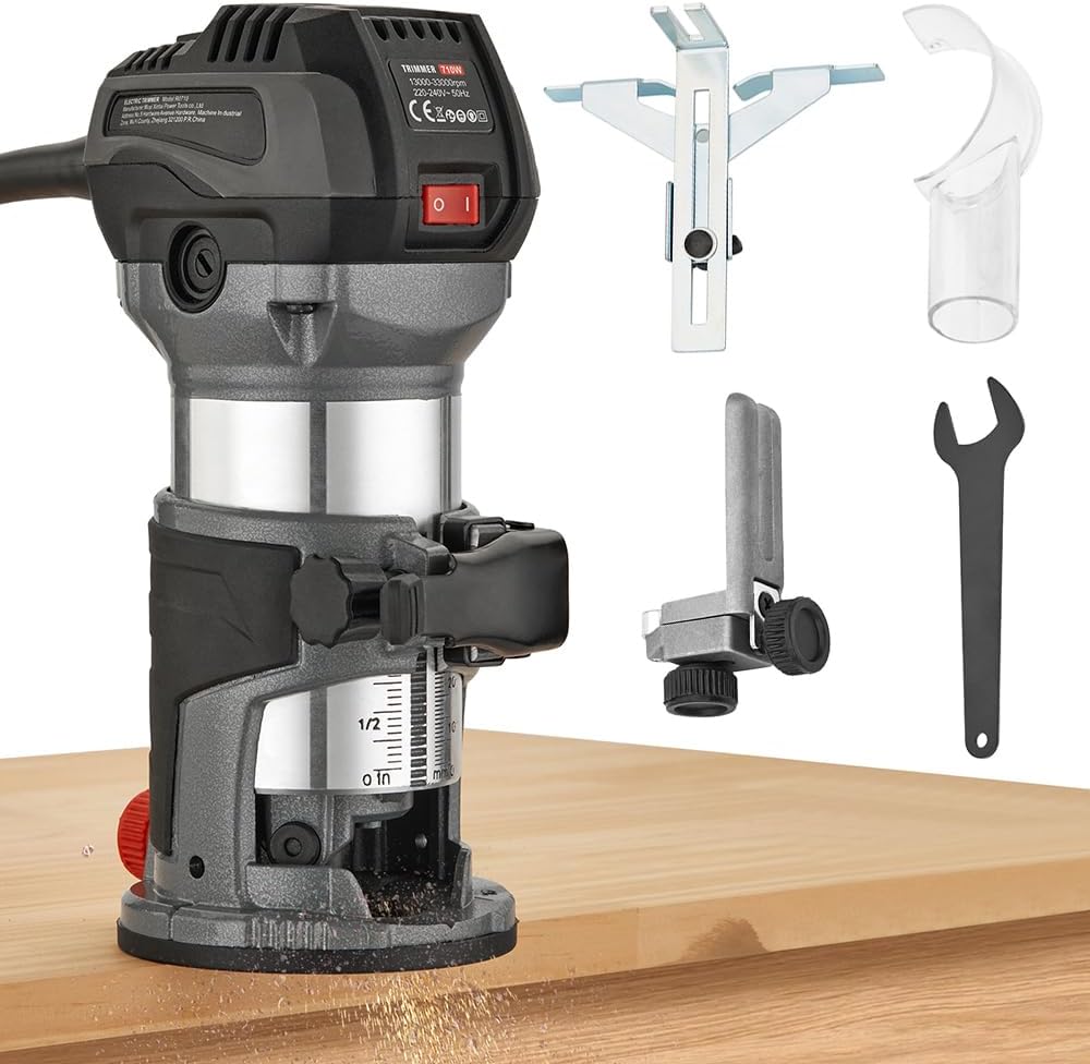 Elyra Elektrischer Handoberfräser 710W mit LCD-Display