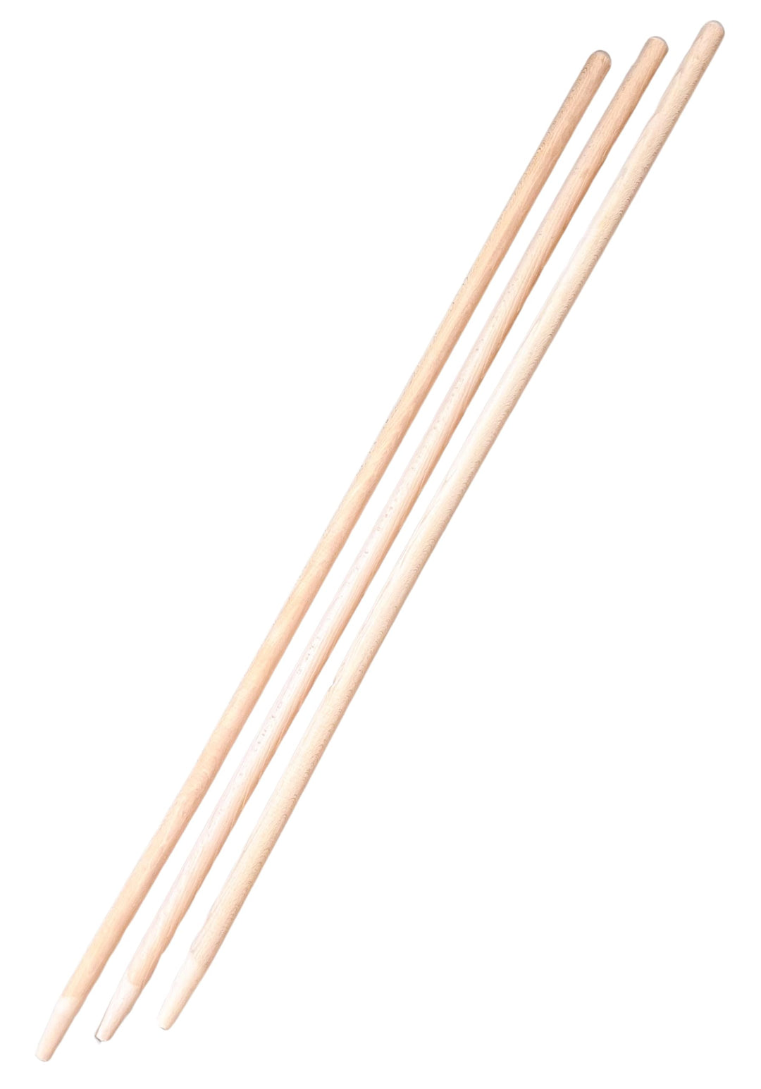 pokm toolsmarket - 3 Stk. Besenstiel Holz Ersatzstiel, 130 cm, Holzstiel aus Buchenholz, Gerätestiel