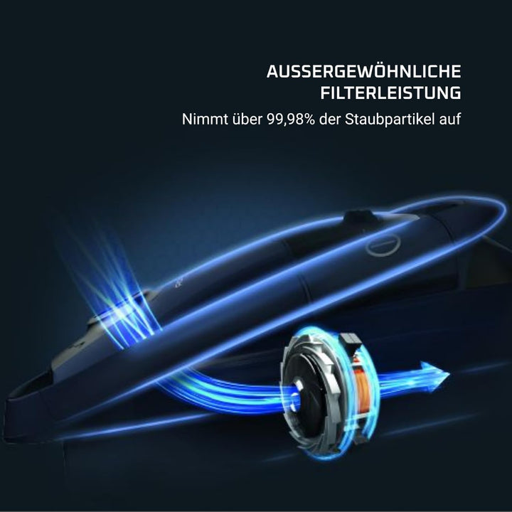 Rowenta RO7755 Silence Force Allergy+ Bodenstaubsauger mit Beutel | Effitech-Motor | 75 dB(A) | 4,5