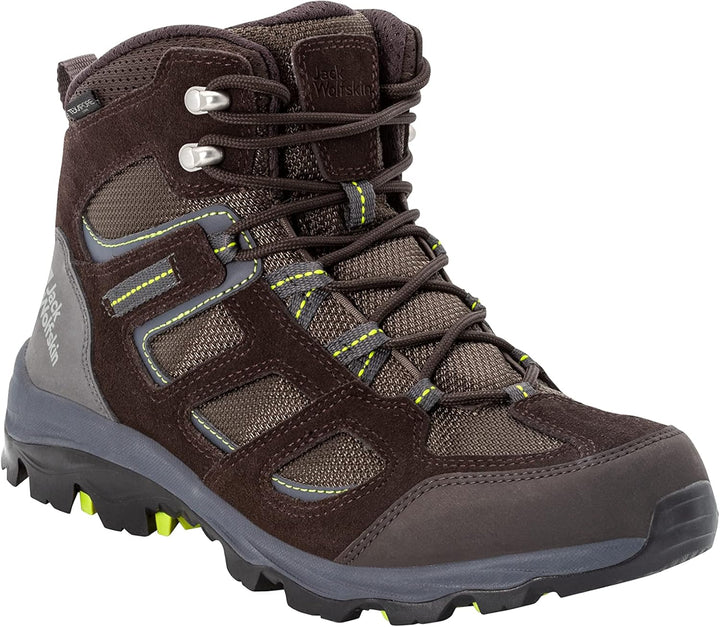 Jack Wolfskin Herren Vojo 3 Texapore Mid M Outdoorschuhe, 39.5 EU Dark Brown Lime 2023