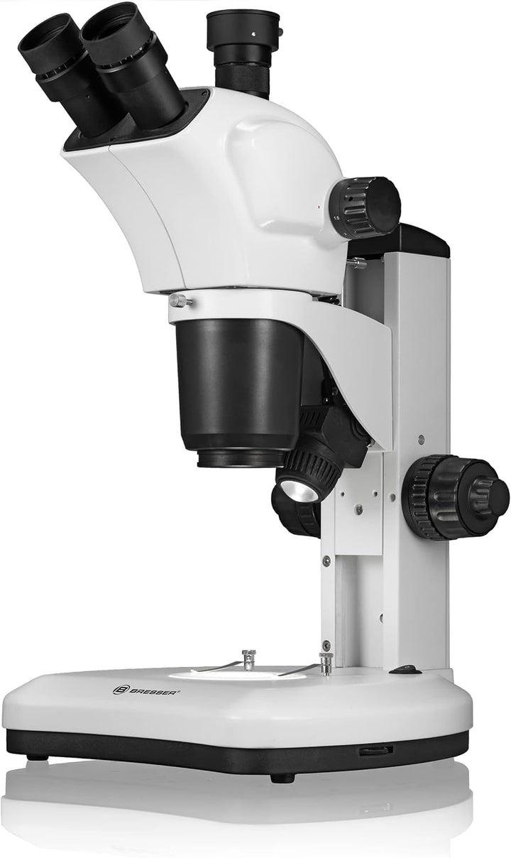 Bresser Mikroskop Science ETD-301 7-63x Trino Zoom Stereomikroskop mit hohem Arbeitsabstand (100mm)