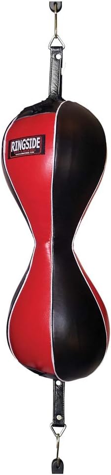 Ringside Unisex-Erwachsene DDEB Tasche mit Zwei Enden, Rot/Schwarz, 16" W x 2" H