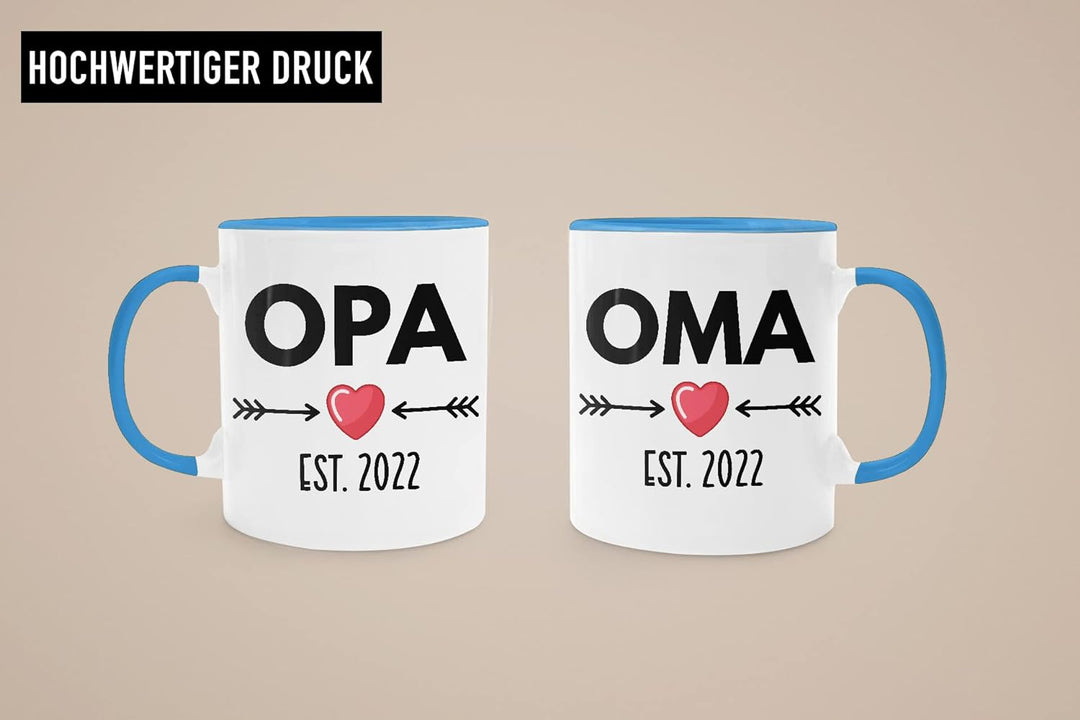 Trendation - Ihr werdet Oma und Opa 2022 Geschenk Schwangerschaft Verkünden Überraschung Baby Du Wir