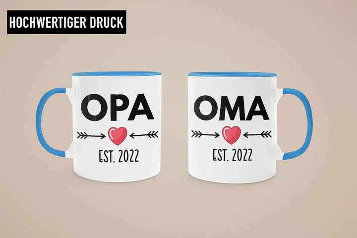 Trendation - Ihr werdet Oma und Opa 2022 Geschenk Schwangerschaft Verkünden Überraschung Baby Du Wir