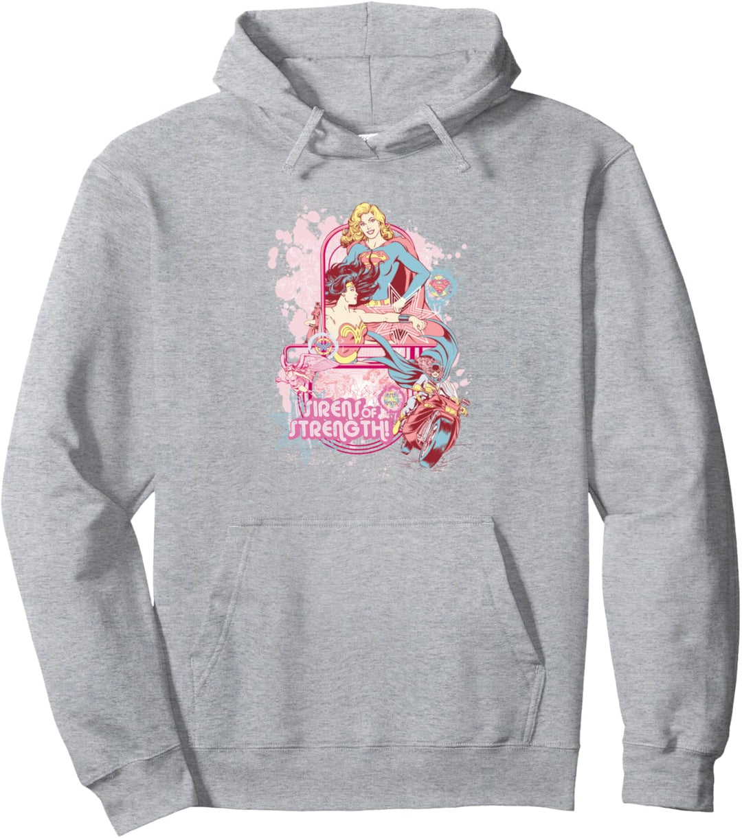 Justice League Sirens of Strength Pullover Hoodie