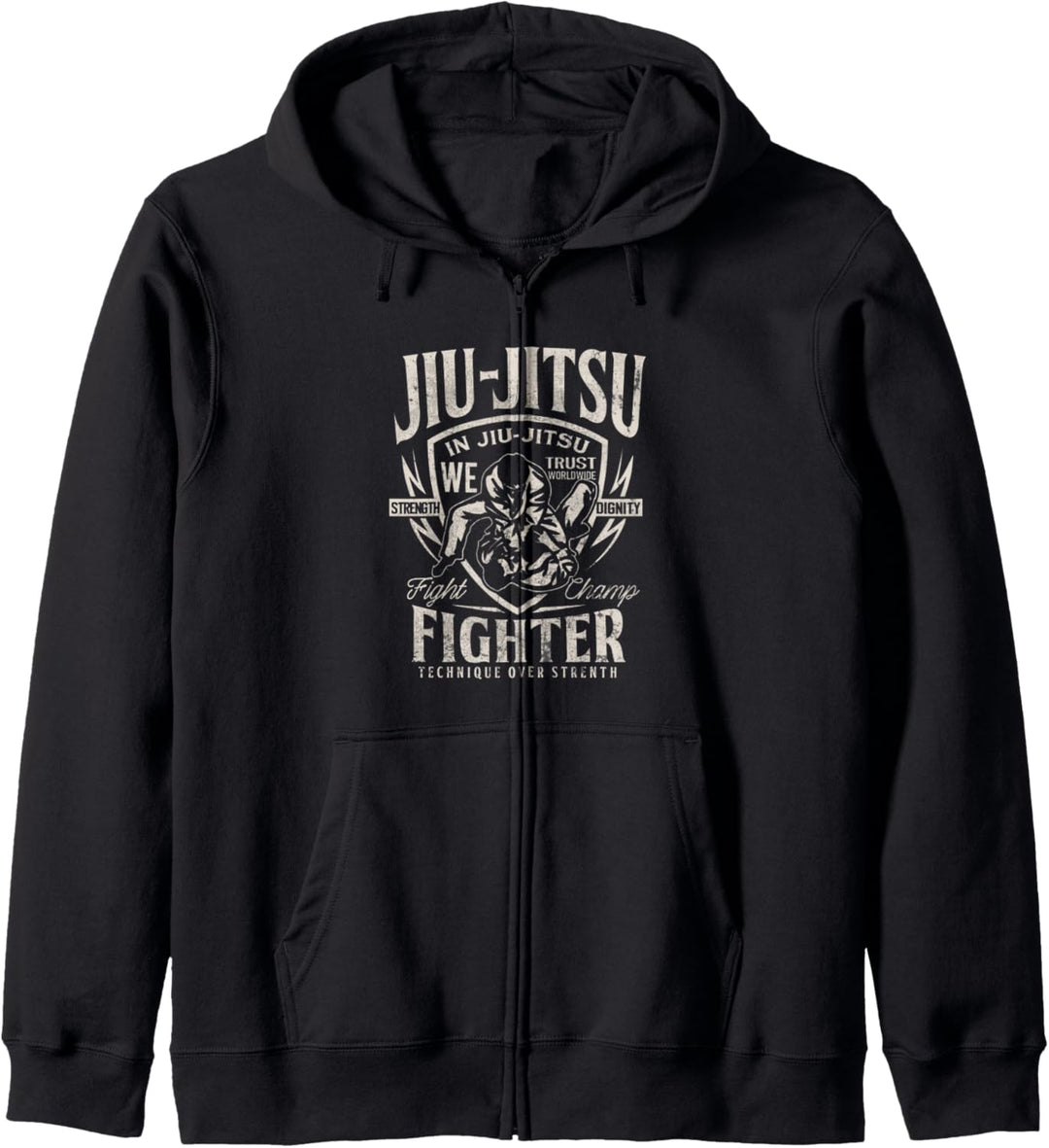 Jiu Jitsu MMA BJJ T Shirt grappling martial artist gift Kapuzenjacke