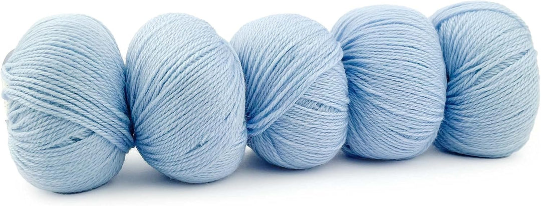 Tricot Cafè – Merzerisierte Merinowolle - Garn 100% reine Wolle Made in Italy - Wollknäuel zum Häkel