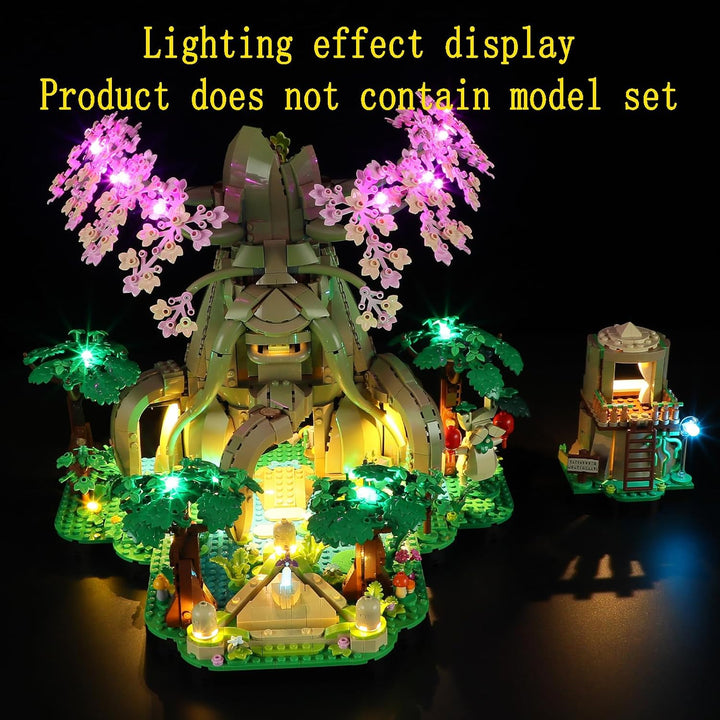 GEAMENT LED Licht-Set Kompatibel mit Lego The Legend of Zelda Deku-Baum 2-in-1 (Great Deku Tree) 770