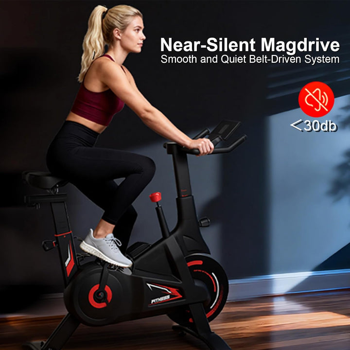 Bluearth Self-Powered Heimtrainer Fahrrad, leise Magnetischem Widerstand,max. 150KG , verstellbarer