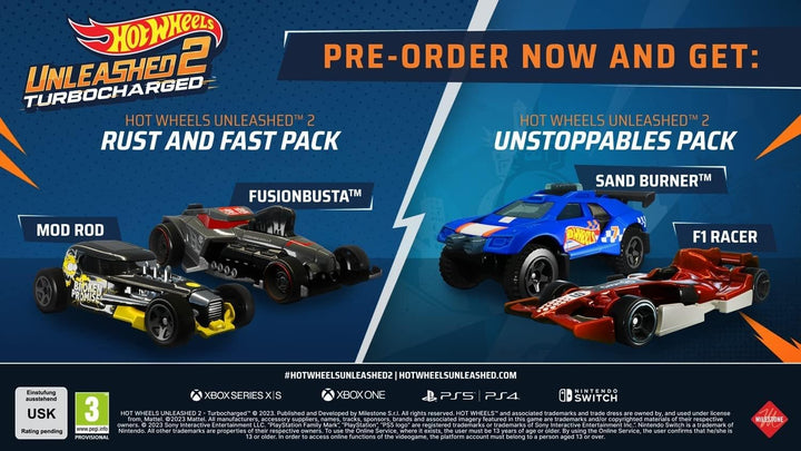 HOT WHEELS UNLEASHED 2 - Turbocharged Day One Edition (PlayStation 5)