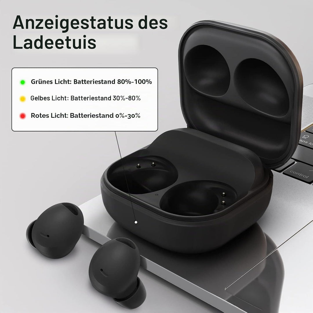 leChivée Ersatz Ladecase für Samsung Galaxy Buds 2 Pro,Kabelloses Ladecase Kompatibel mit Galaxy Bud