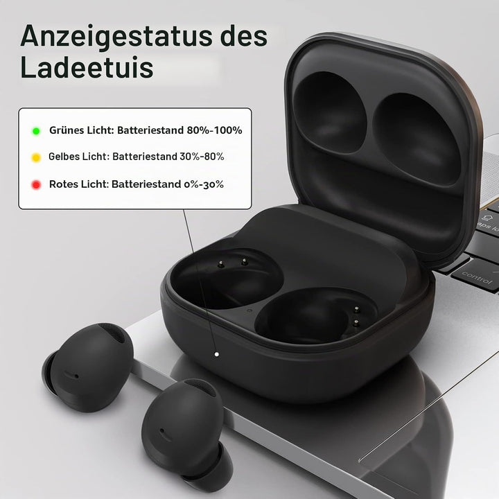 leChivée Ersatz Ladecase für Samsung Galaxy Buds 2 Pro,Kabelloses Ladecase Kompatibel mit Galaxy Bud