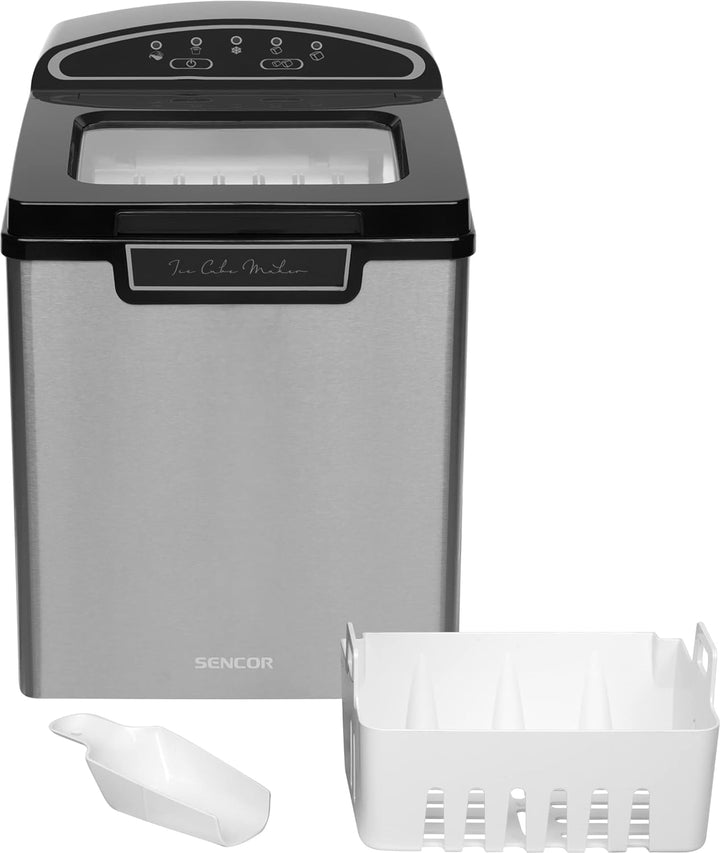 SENCOR SIM 3500SS Eiswürfelmaschine, 105 W, silberfarben