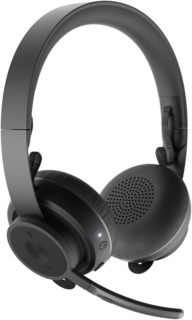 Logitech Zone Wired Headset mit Mikrofon mit Rauschunterdrückung, 981-000914, Schwarz, one Size Sing
