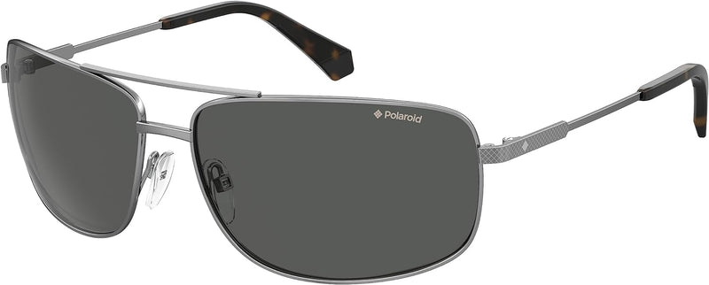 Polaroid Unisex Sonnenbrille 63 Dark Ruthenium, 63 Dark Ruthenium