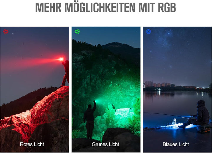 OLIGHT Marauder Mini LED Taschenlampe Super Hell 7000 Lumen 600 Meter Wiederaufladbare, mit Strahler