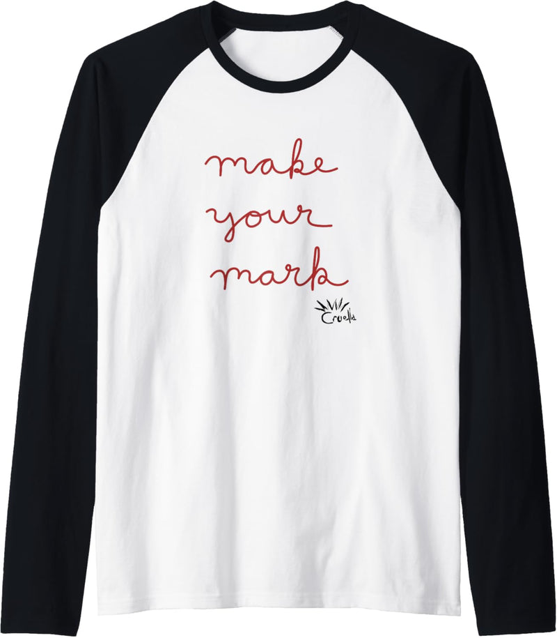 Disney Cruella Make Your Mark Raglan