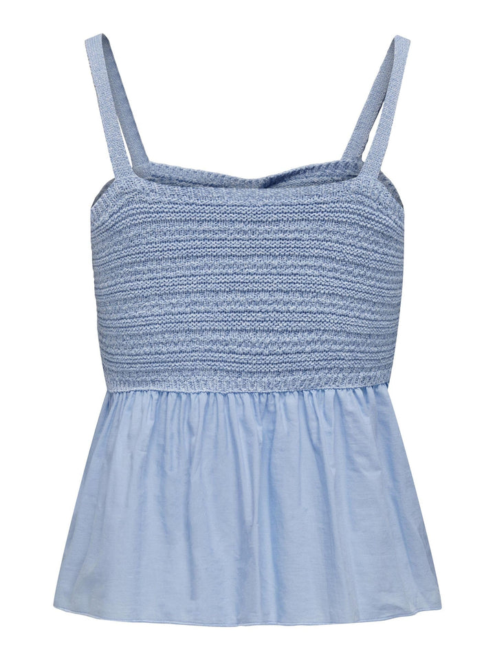ONLY Female Top Slim Fit Trägerlos Top M Clear Sky, M Clear Sky