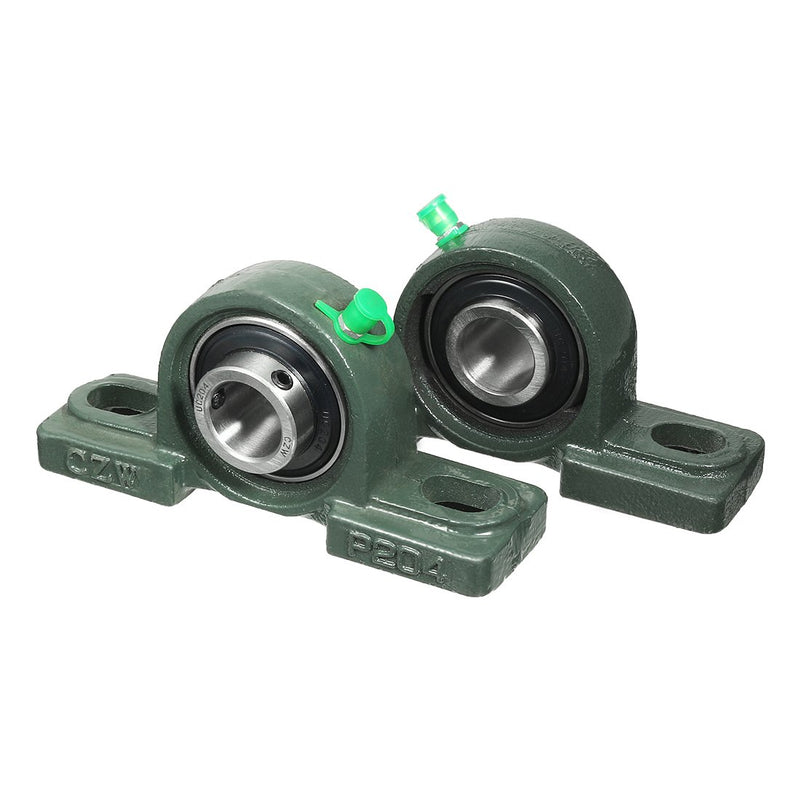 sourcingmap 2 Stück Selbstausrichtung Stehlager UCP204 20mm montiert Lager DE de 2pcs Ucp204 20mm, 2