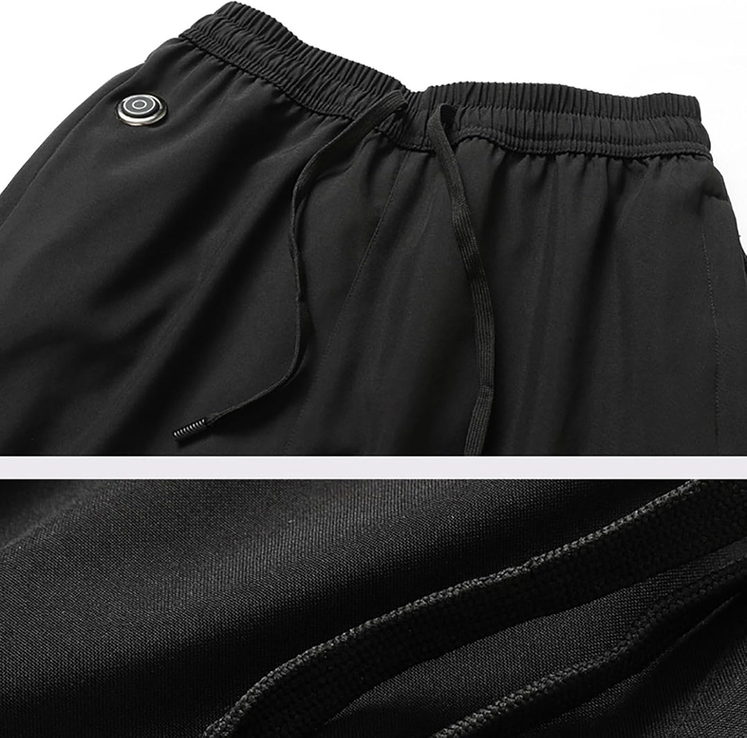 Vhersily Beheizte Hose Herren Damen, elektrisch beheizte Fleece-Hose, Schneehose, bequeme Trekkingau