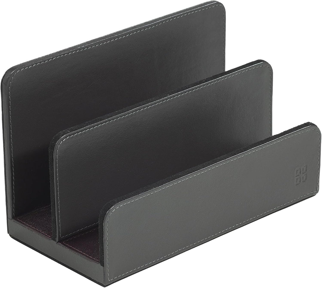 DUDU Schreibtisch-Set aus Leder für das Büro 4-teilig mit Taschenleerer Stifthalter Briefhalter Zett