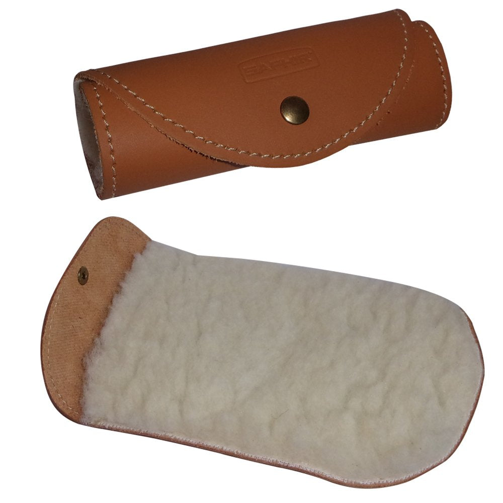Schafsfell Polierhandschuh