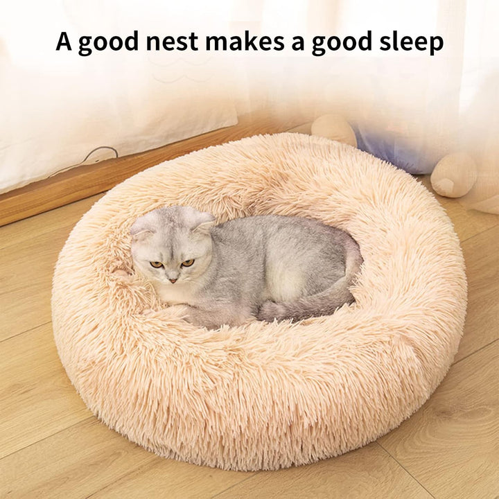 Nisrada Katzenbetten für Indoor-Katzen, 50cm, Hundebett für kleine Melium-grosse Hunde, waschbares,