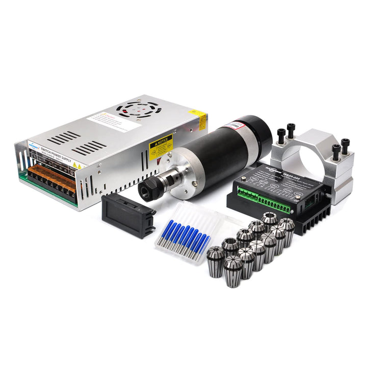 Daedalus CNC Bürstenloser Spindelmotor Kit, 500w, ER16, 48V DC, 12000RPM ER16 500 W Er16-Kit