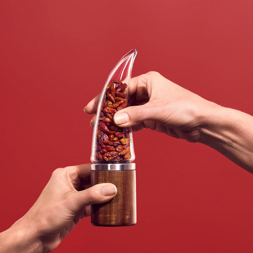 AdHoc MP233 Chilischneider Peperone | Hochwertige Mühle für getrocknete Chilis mit patentiertem Schn