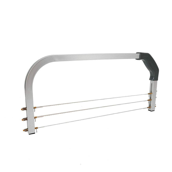Cake Leveler Adjustable Cake Leveler - Edelstahl-Kuchenschneider mit 3 Drähten, Höhenverstellbar (1-