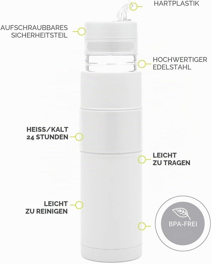 BALIBETOV - Neu - Edelstahl AutoMate - Thermobehälter, Mate Cup und Bombilla in Einem - Sie Müssen N