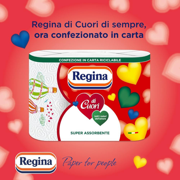 Regina di Cuori Küchenpapier, 30 Rollen 30 stück (1er Pack), 30 stück (1er Pack)