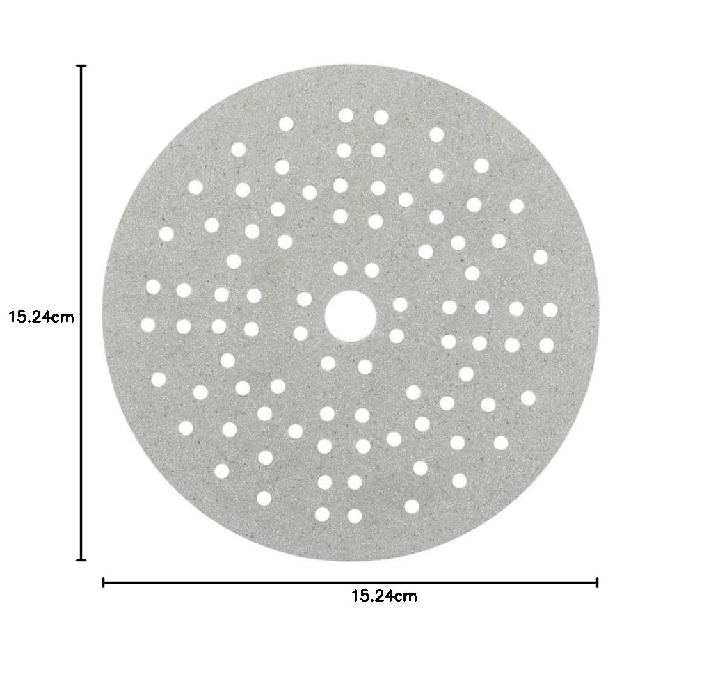 Mirka Iridium Premium-Schleifpapier Ø 125mm Klett 89-Loch, Korn 120, 100 Stk/Zum Schleifen von Lack,