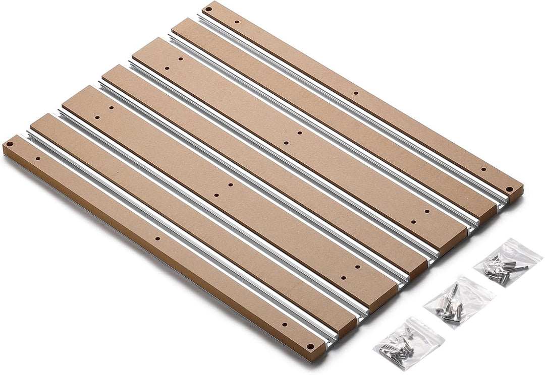Genmitsu 4040 Hybrid Spoilboard Tisch aus Aluminium und MDF für 4040-PRO CNC-Fräsmaschine 420 x 600