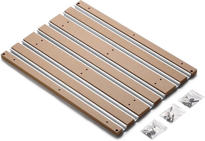 Genmitsu 4040 Hybrid Spoilboard Tisch aus Aluminium und MDF für 4040-PRO CNC-Fräsmaschine 420 x 600