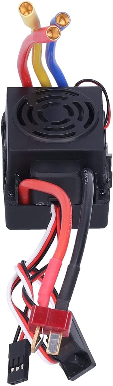 1/10 RC ESC, Exzellente Beschleunigung Brushless ESC mit 60A ESC für 2‑3S Li‑Po / 4‑9S NI‑Mh NI‑Cd A