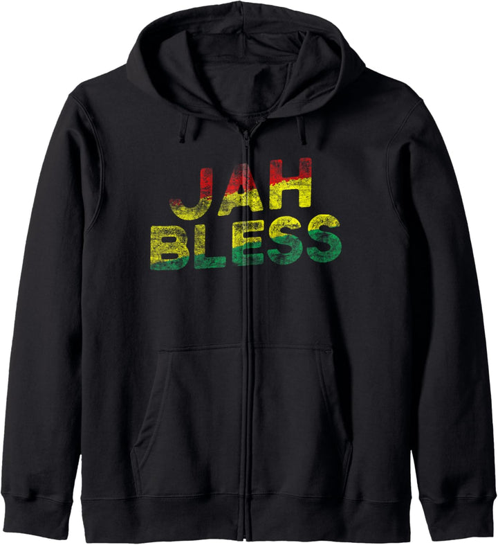 Jamaika Jah Bless Jamaican Pride Karibik Reggae Rastafari Kapuzenjacke
