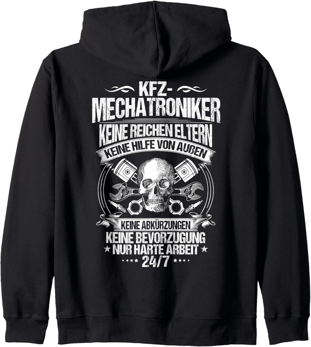 Harte Arbeit KFZ-Mechatroniker Kapuzenjacke