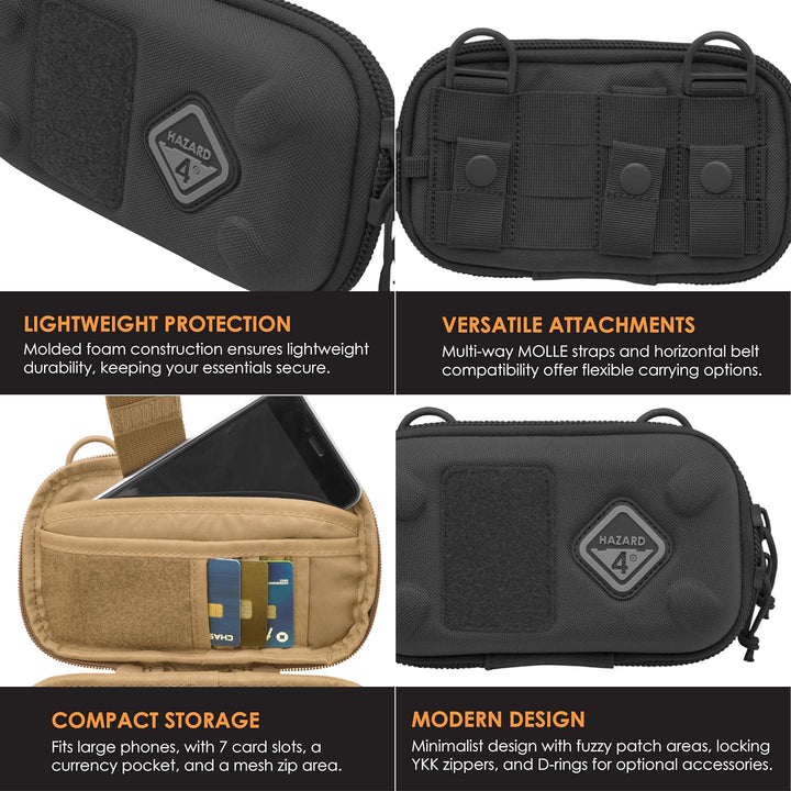 Hazard 4 Hatchling Admin Pouch schwarz Einheitsgrösse, schwarz Einheitsgrösse