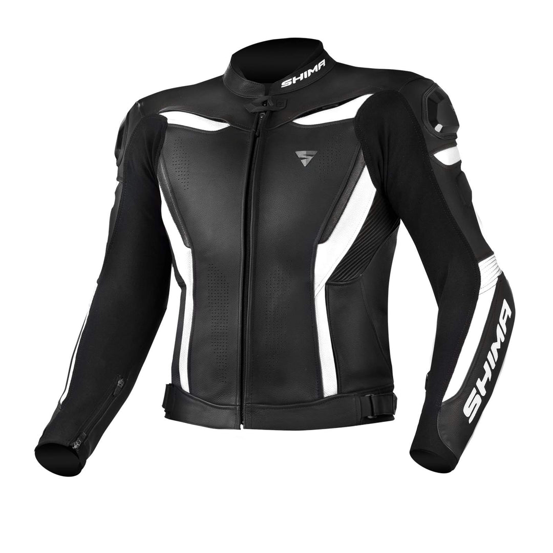 SHIMA CHASE Motorradjacke Herren -Sport Biker Lederjacke Männer Belüftet Sommer mit Schulter Schleif