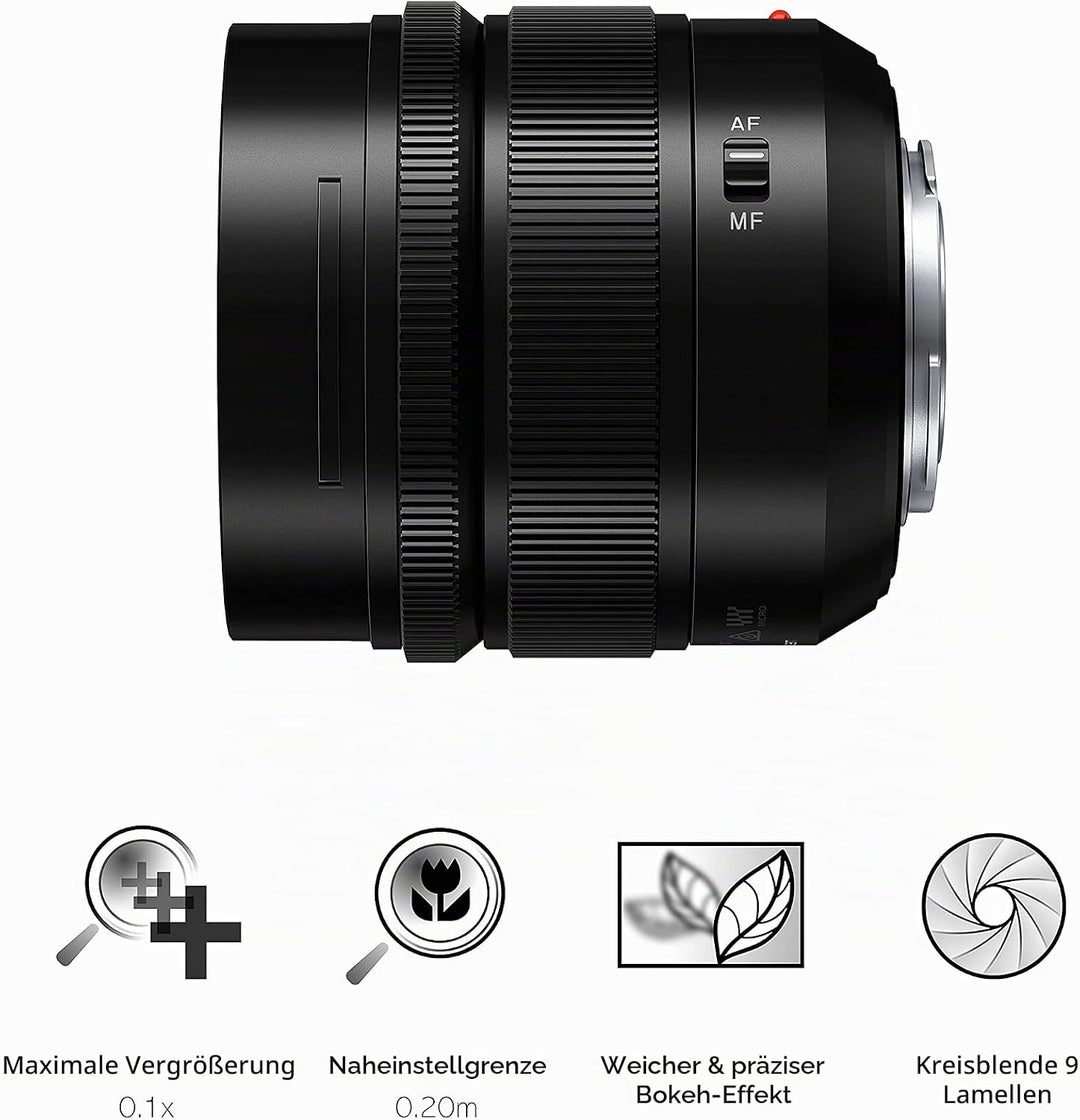 Panasonic H-X012E LEICA DG SUMMILUX Weitwinkel 12 mm F1.4 ASPH. Objektiv (Festbrennweite 24mm KB, St