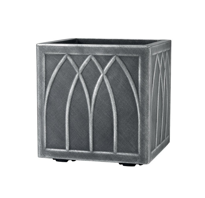 Stewart 5121031 32 cm quadratisch Versailles Pflanzgefäss – Zinn 32x32x32.5 cm, 32x32x32.5 cm