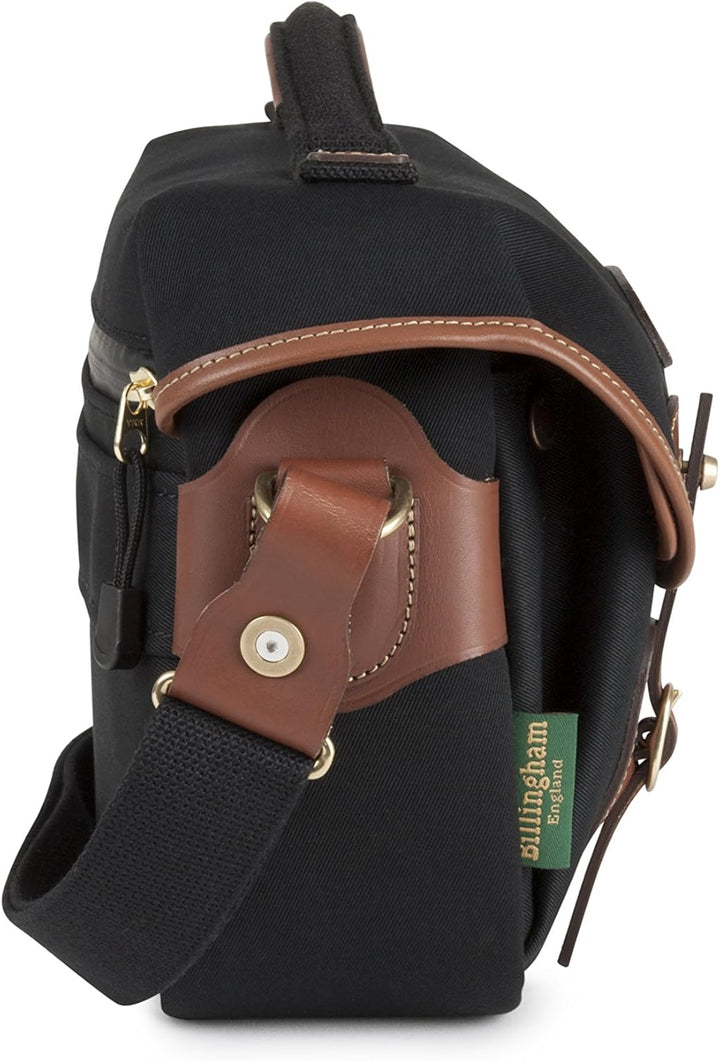Billingham Small Pro Canvas-Tasche Rucksack (Schnellverschluss-System, Regenabweiser) schwarz und To