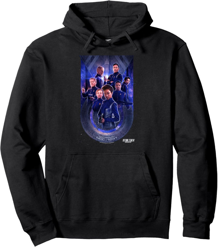 Star Trek Discovery Group Poster Pullover Hoodie
