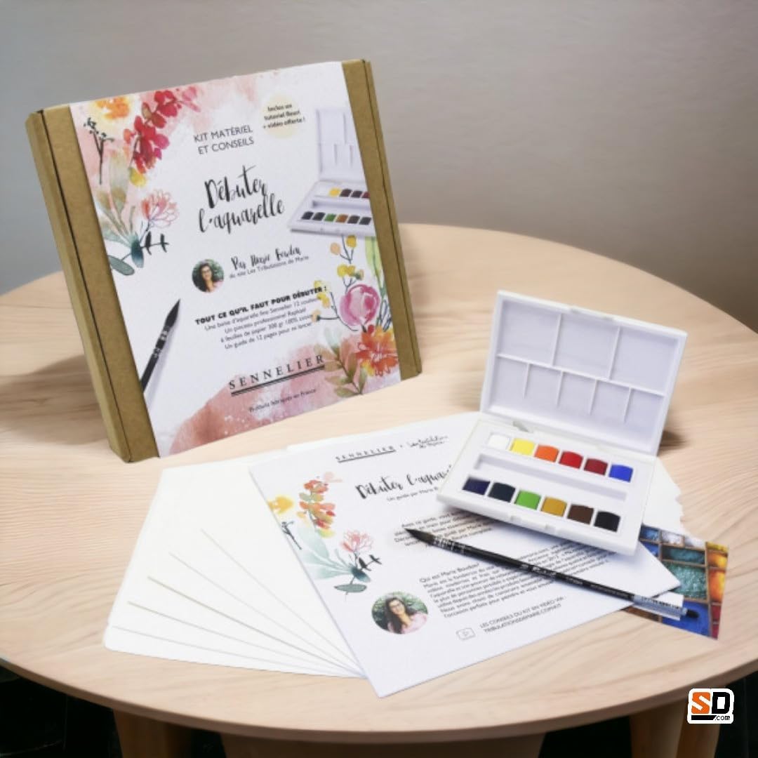 Marie Boudon Entdeckungsbox - La Petite Aquarelle - Geblümtes Thema